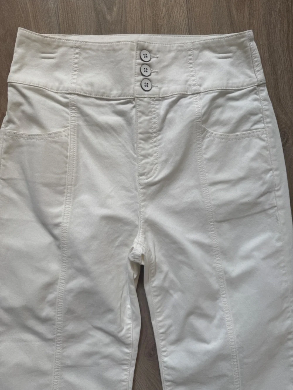 New Without Tags KATE SPADE, Chino Med Weight Wide Leg Pants, Sizes 26, 27, 28